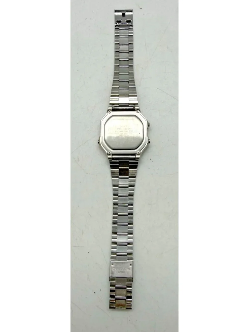 CASIO Illuminator Digital Watch B650W 3454 Stainless Steel Water Resistant 50M
